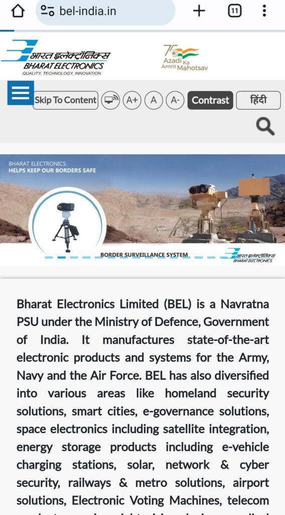 Bharat Electronic Probationary Engineer